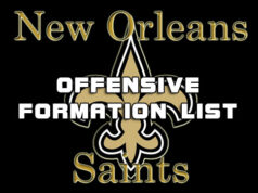 Saints Offensive Formation List For Madden 16